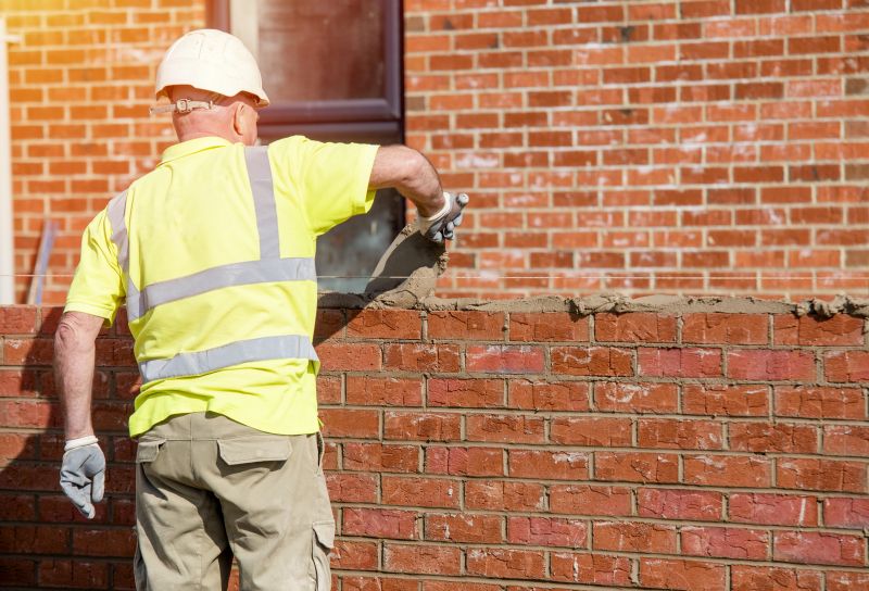 Masonry Work on Commercial Building