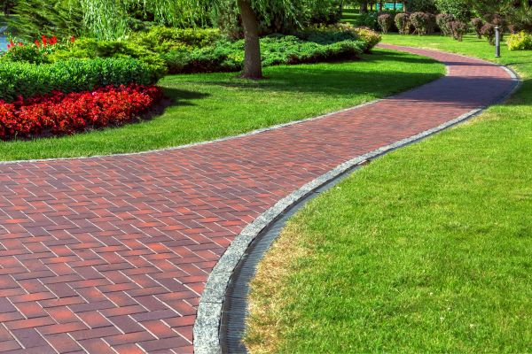 Brick Walkway Installation in Arlington